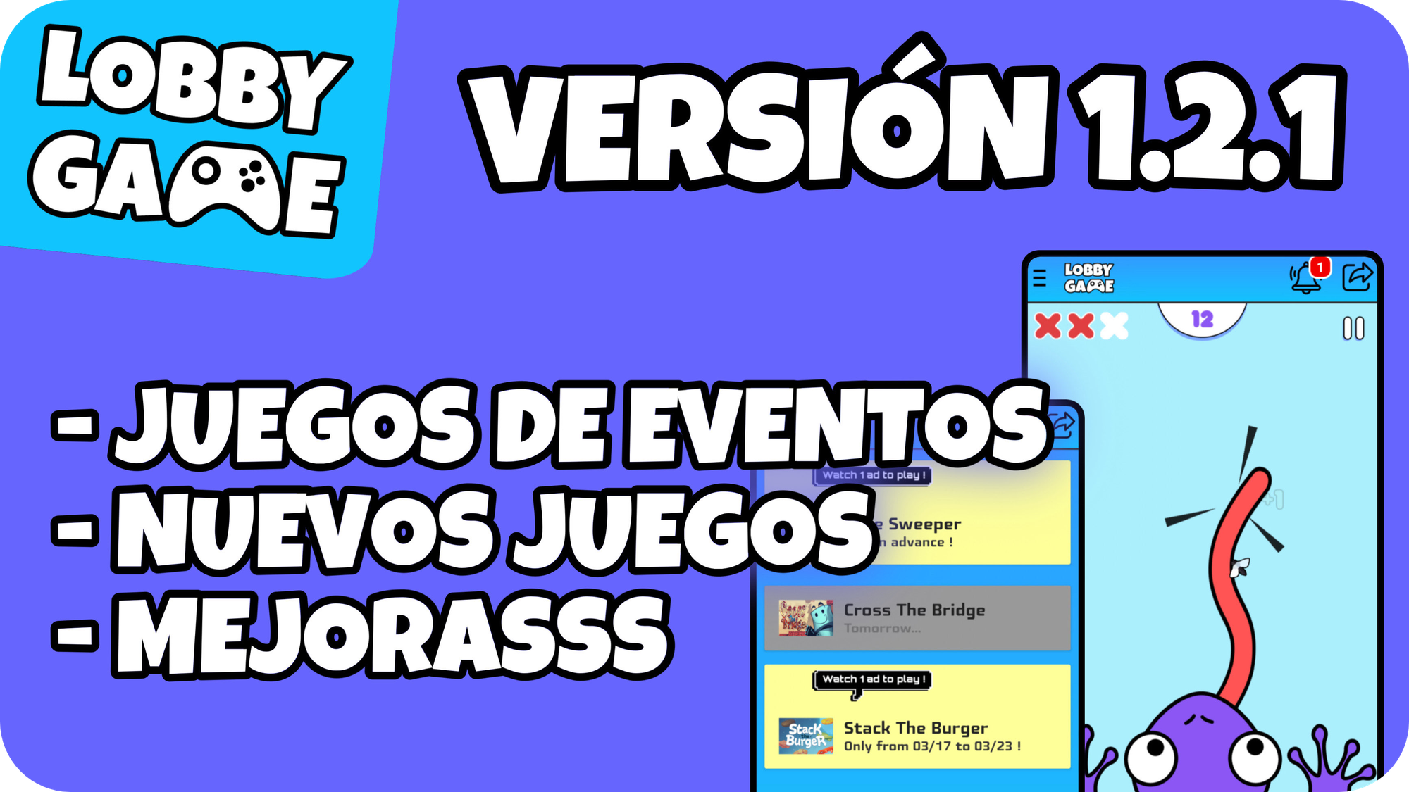 Lobby Game 1.2.1 Notas del Parche (ES)