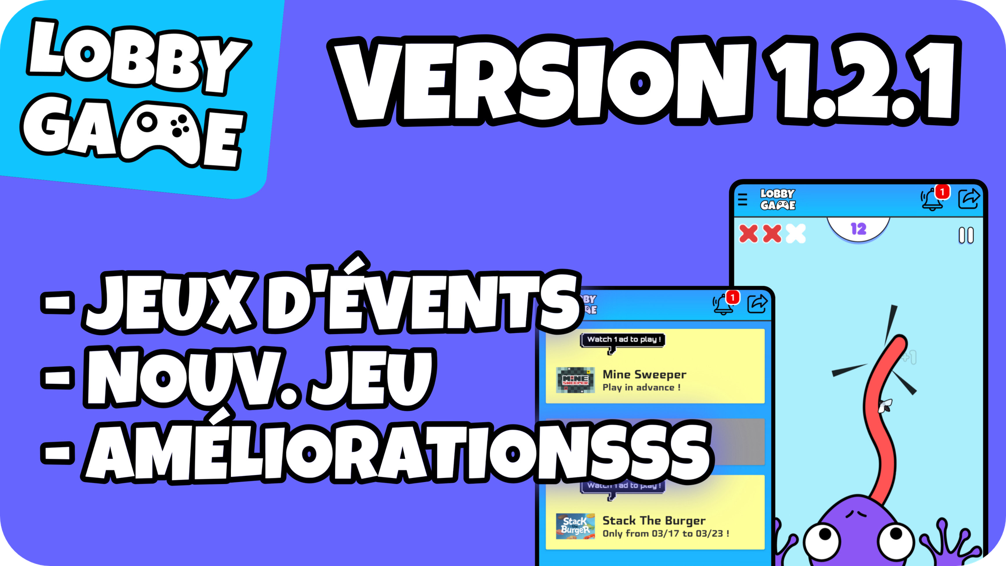 Lobby Game 1.2.1 Notes de Patch (FR)
