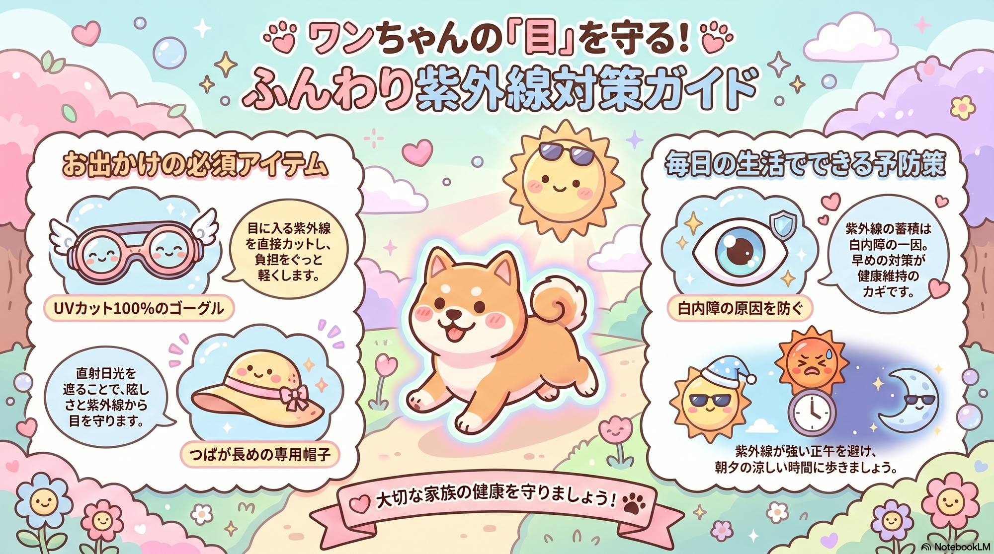わんちゃんの紫外線防止