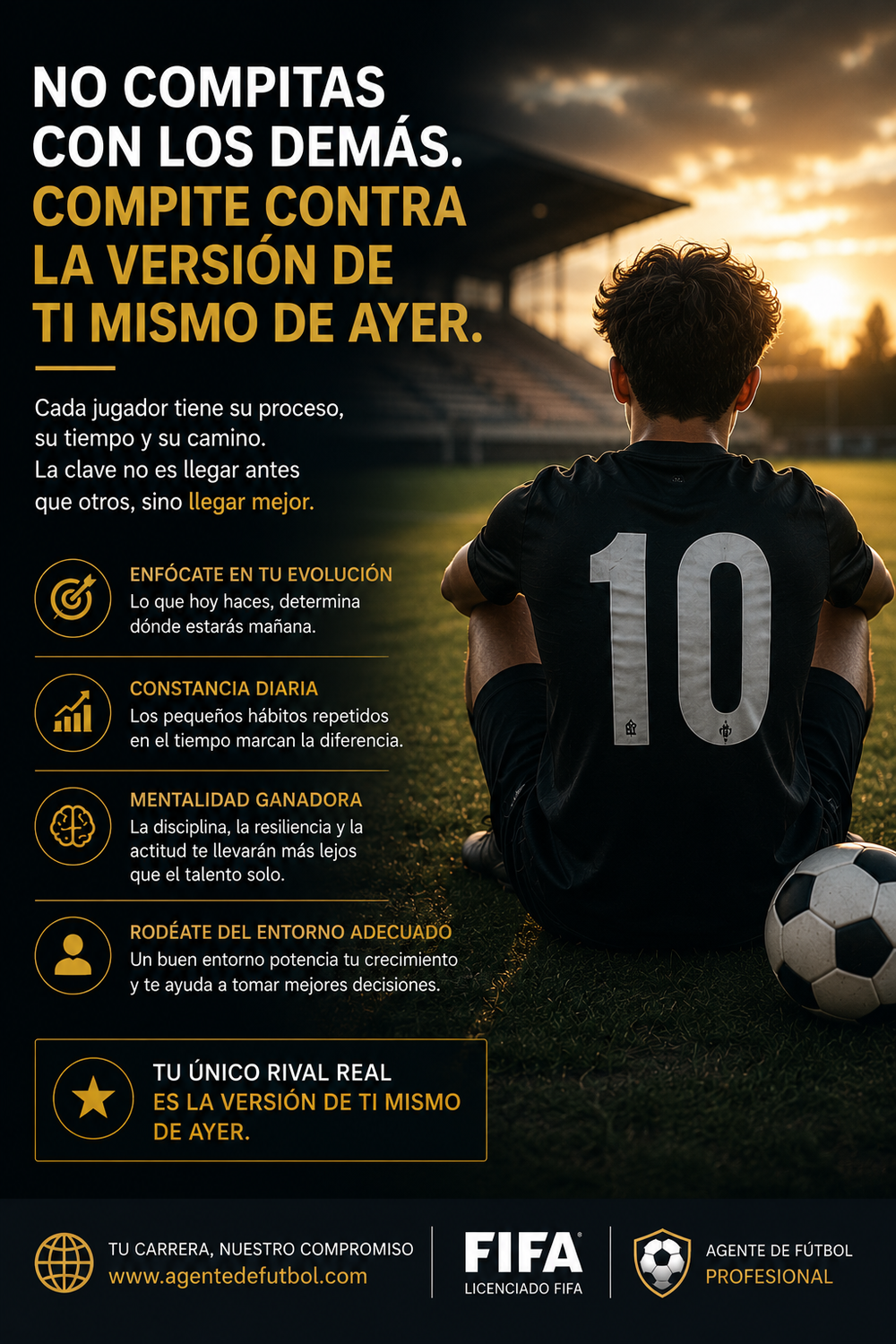 El jugador que dejó de mirar a los demás y empezó a competir contra sí mismo