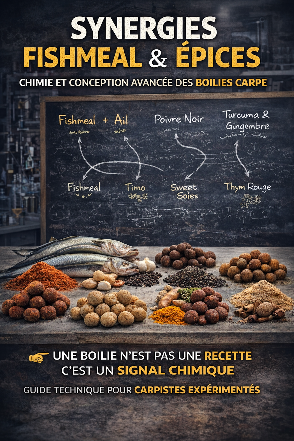 Farines de poisson et épices : comprendre une synergie essentielle pour concevoir des boilies plus efficaces
