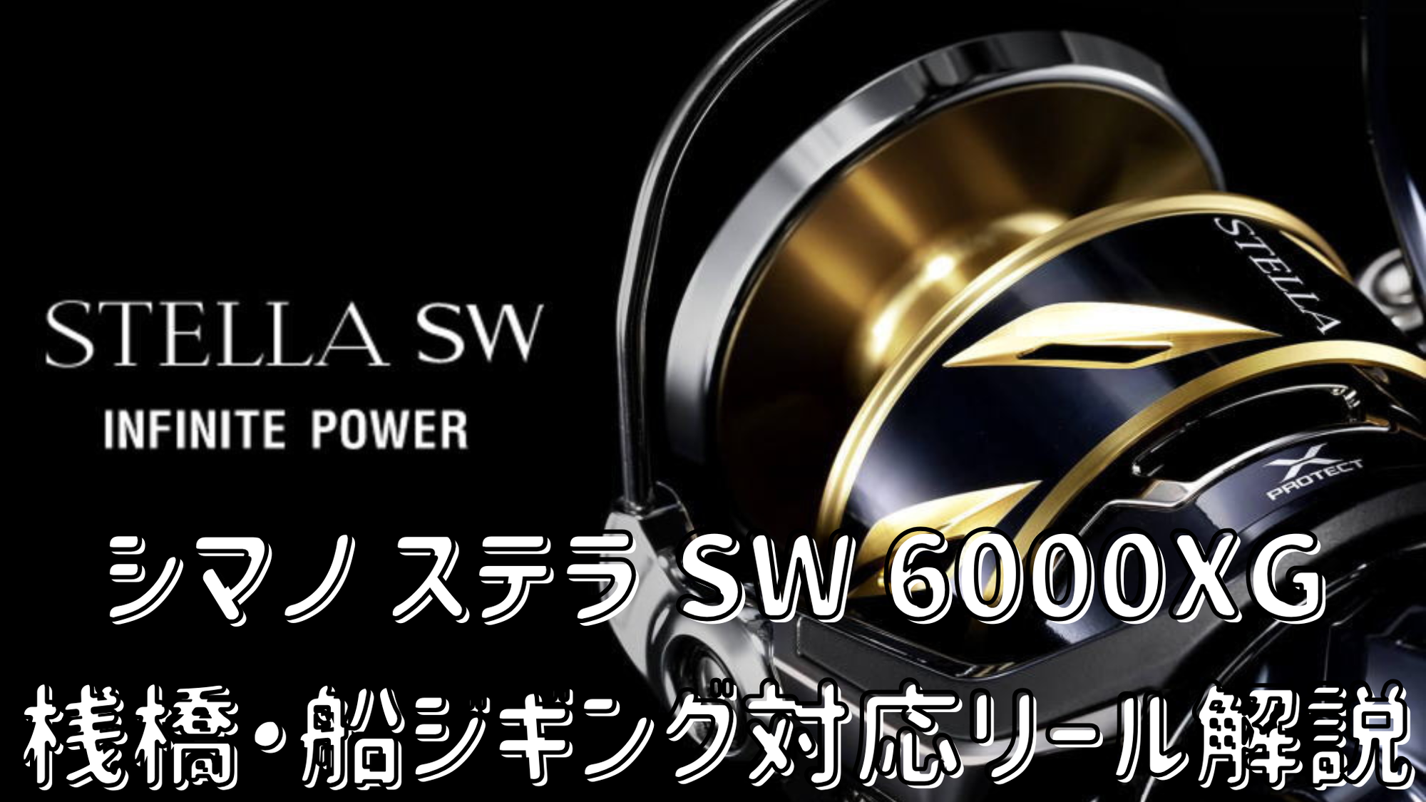 【リール紹介】桟橋ルアー釣りや船ジギングに使えるリール「シマノ ステラ SW 6000XG」！用語の解説付き