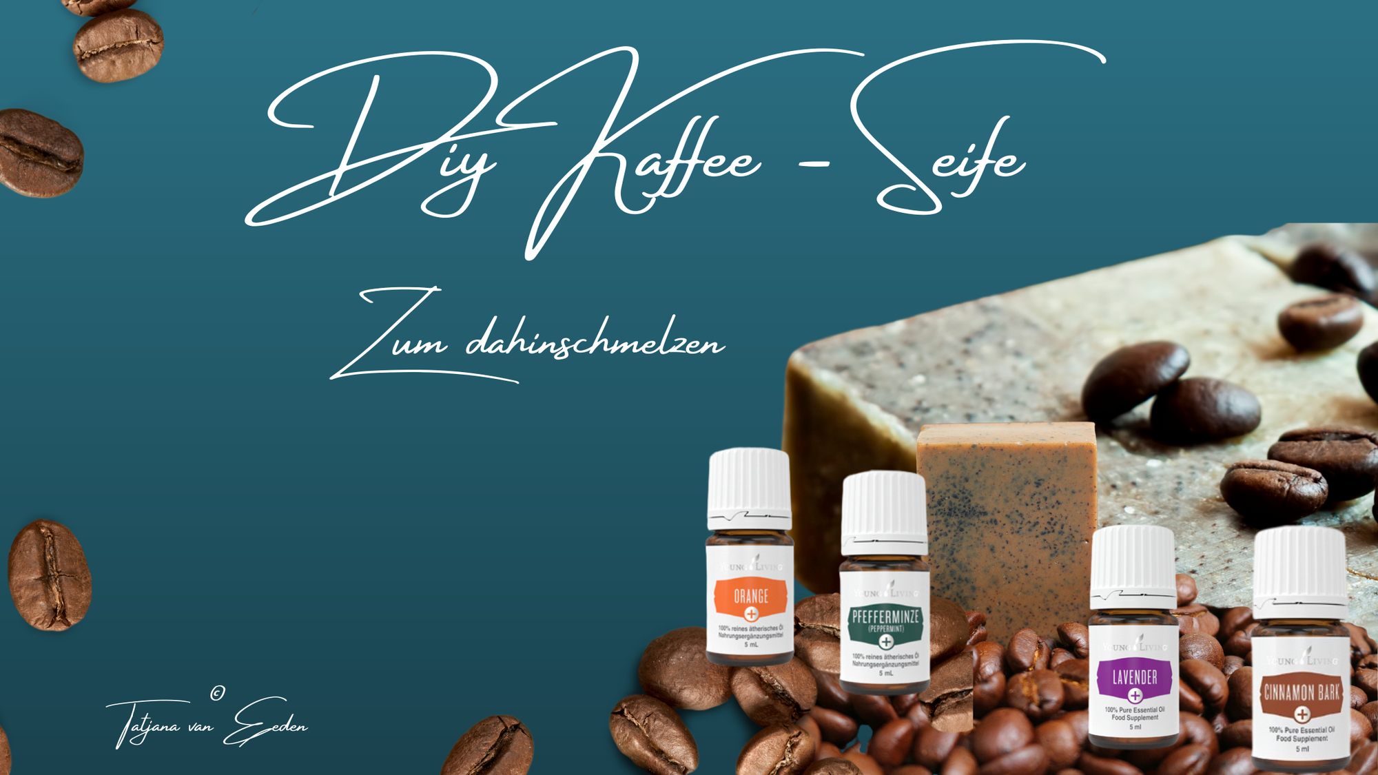 DiY Kaffee Seife - Peeling - Cellulite - mit der Kraft der Öle im TM5