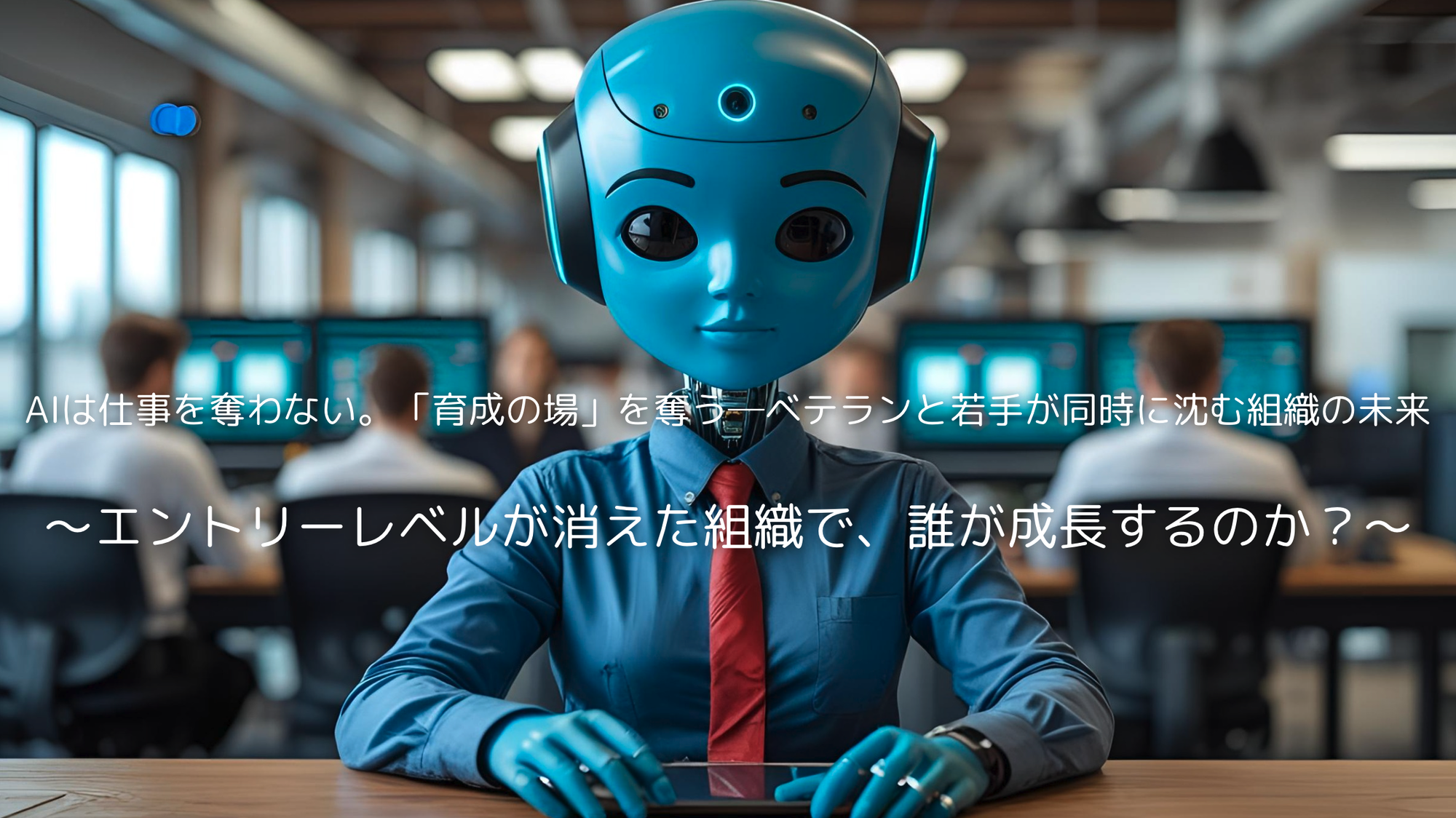 AIは仕事を奪わない。「育成の場」を奪う─ベテランと若手が同時に沈む組織の未来 〜エントリーレベルが消えた組織で、誰が成長するのか？〜