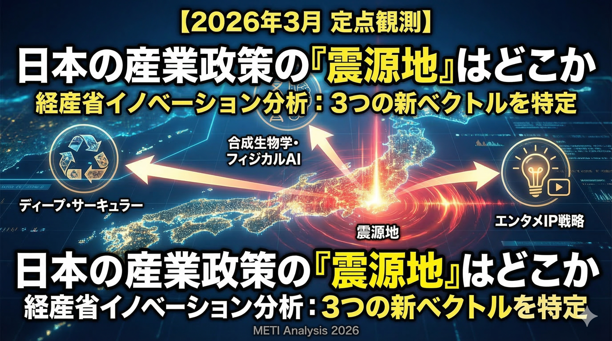 【2026年3月 定点観測】日本の産業政策の震源地はどこか