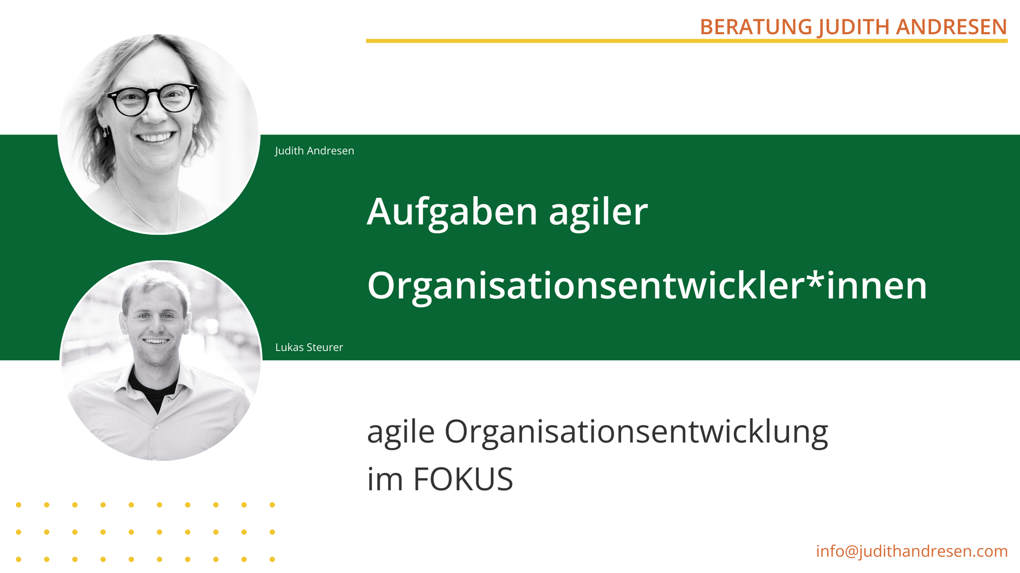Agile Organisationsentwicklung im Fokus