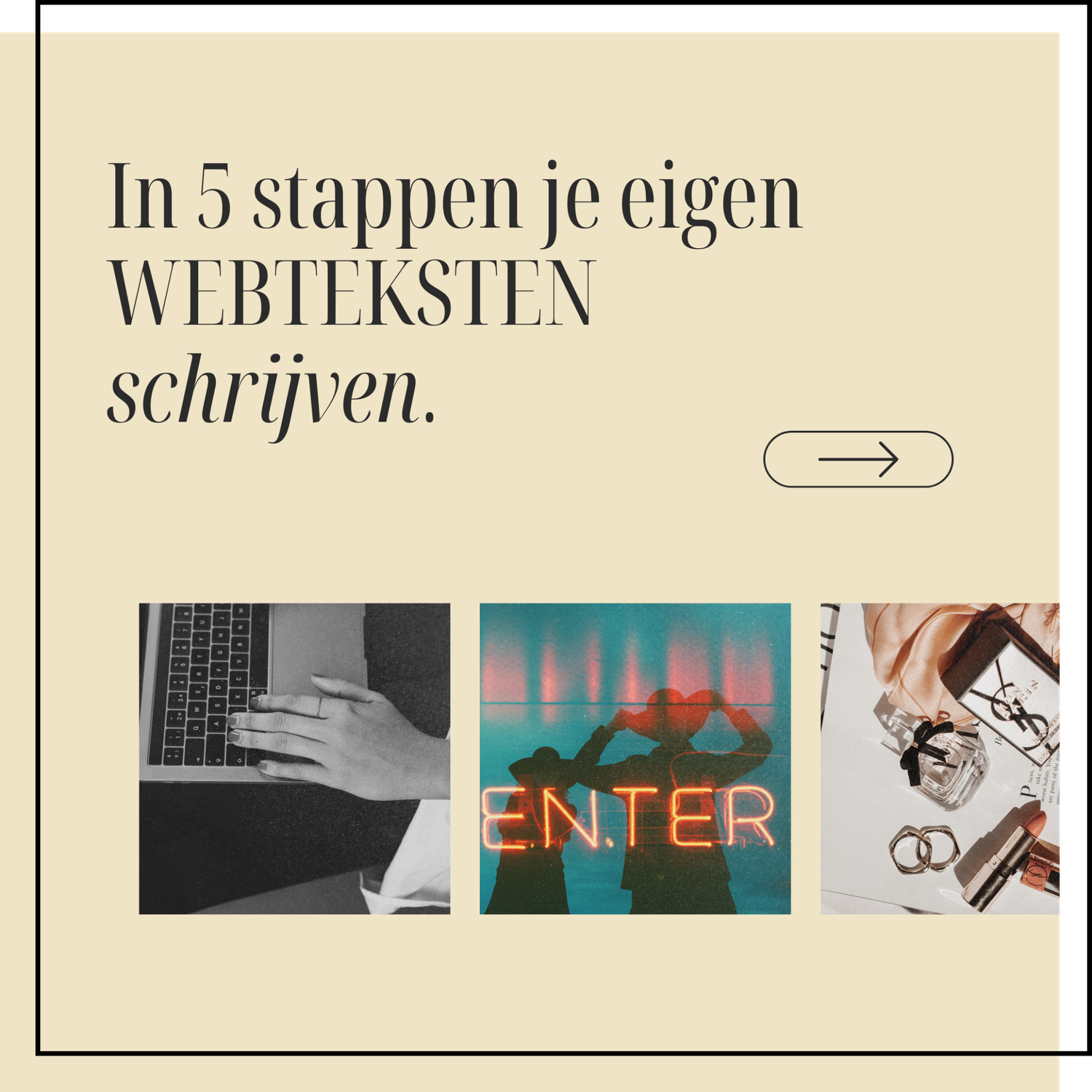 In 5 stappen je eigen webteksten schrijven.