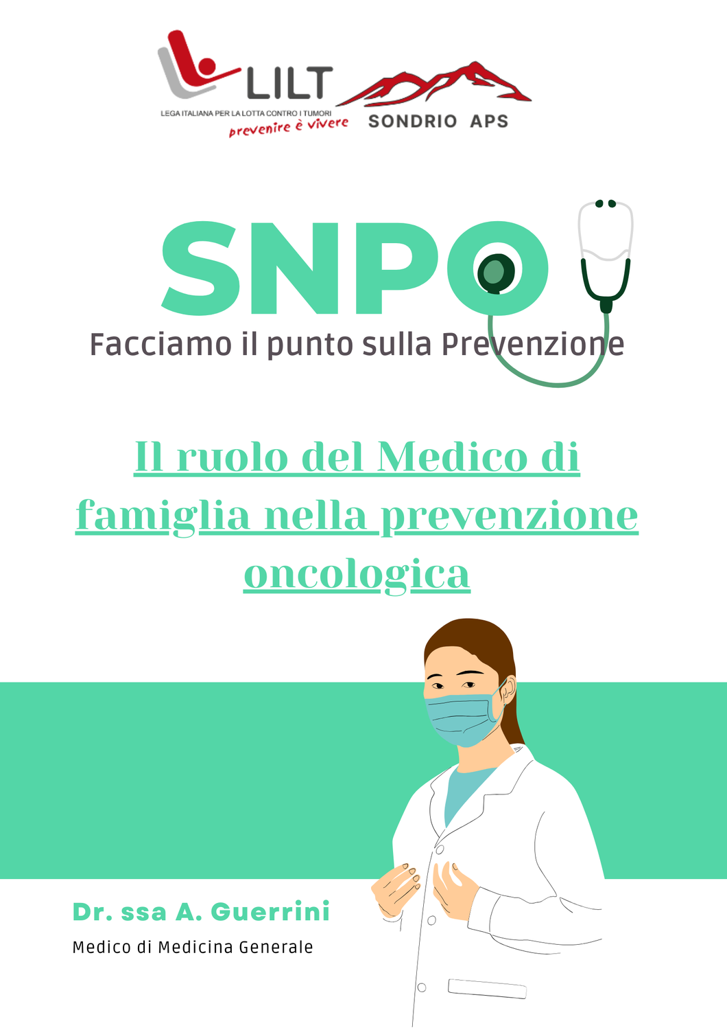 SNPO- Il ruolo del medico di famiglia nella prevenzione oncologica