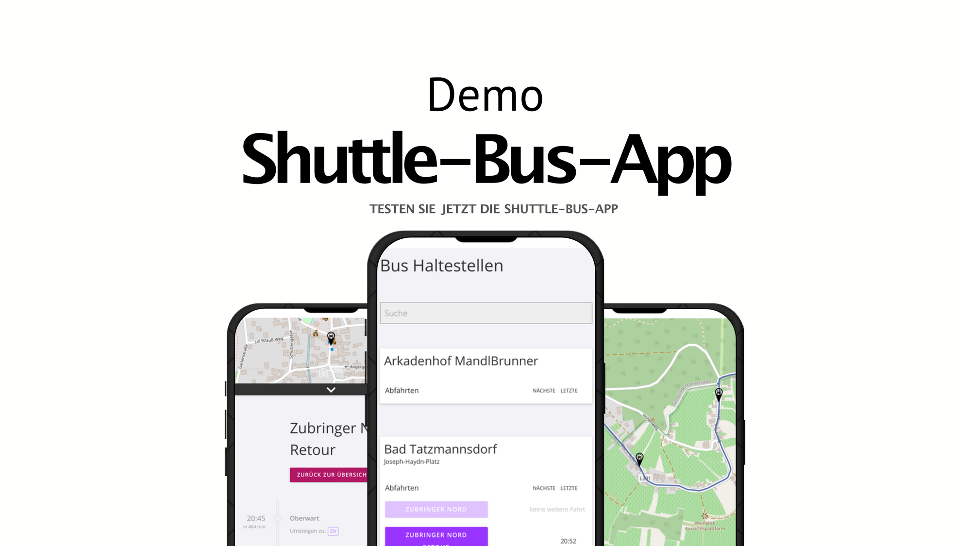 Shuttle Bus App Demonstrator