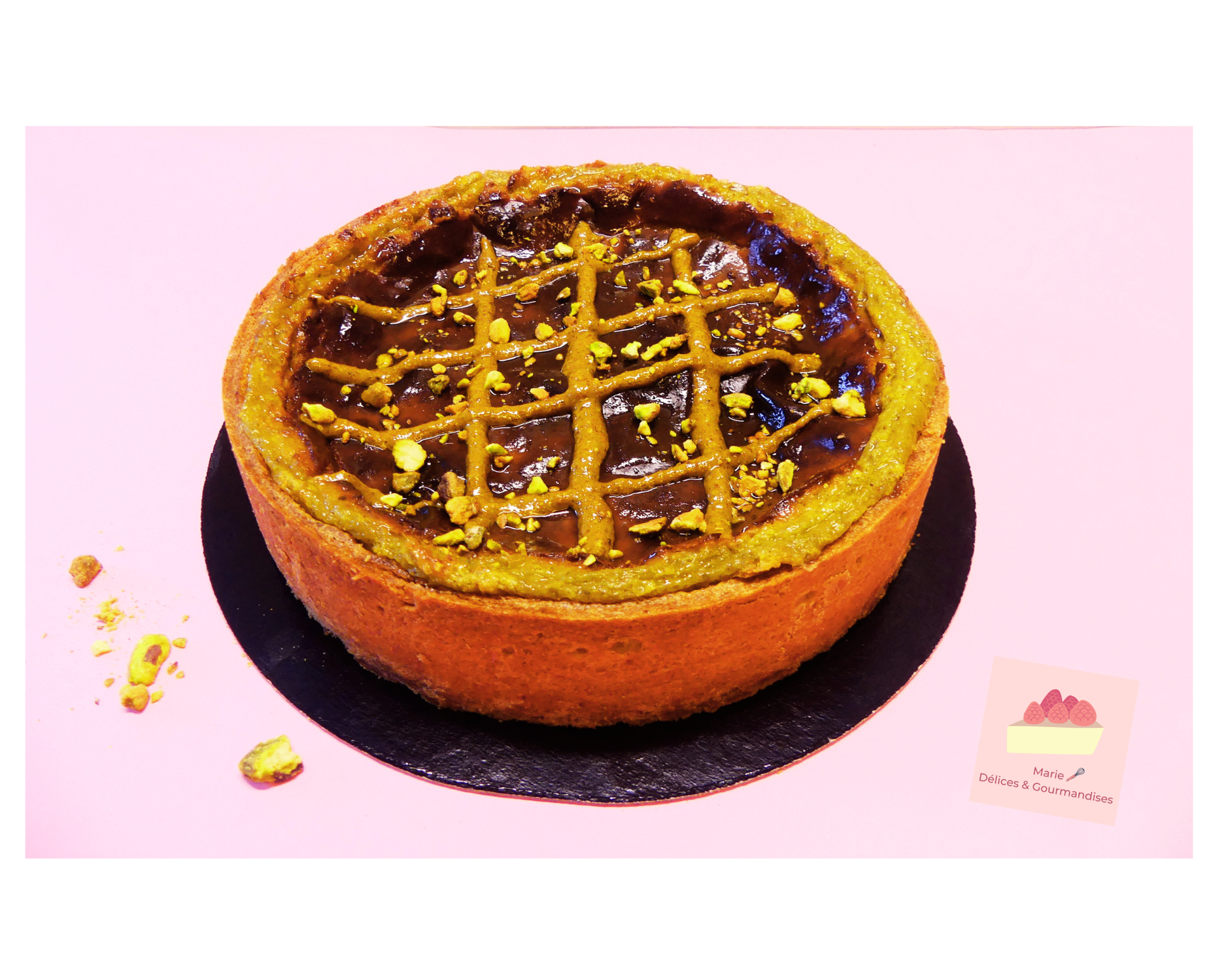 Flan pâtissier 100% pistache