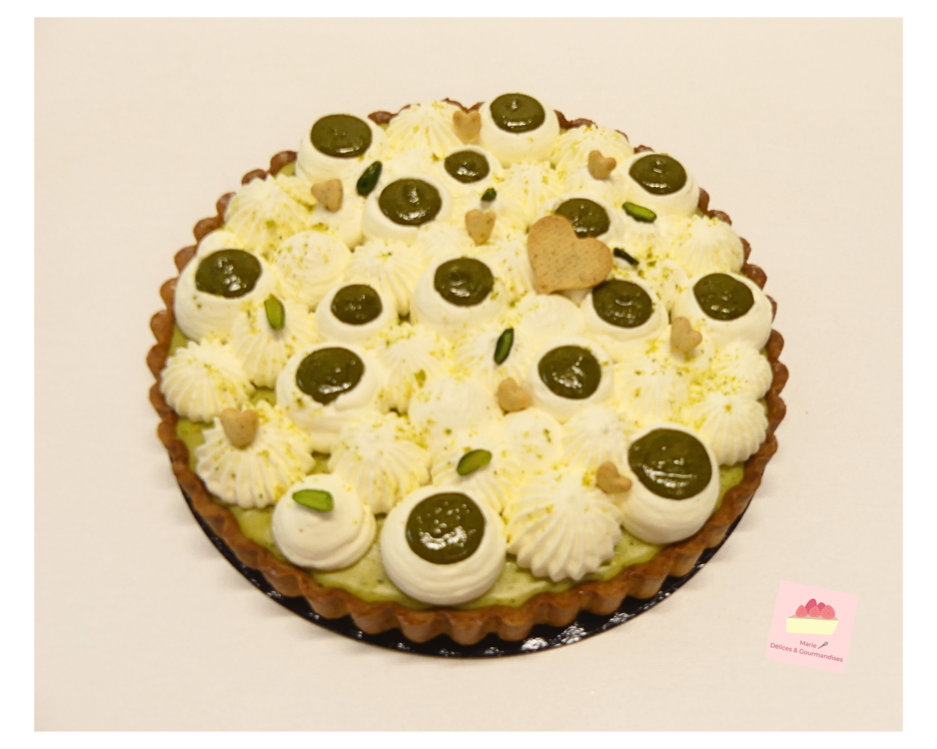Tarte Pistache et Fleur d'oranger