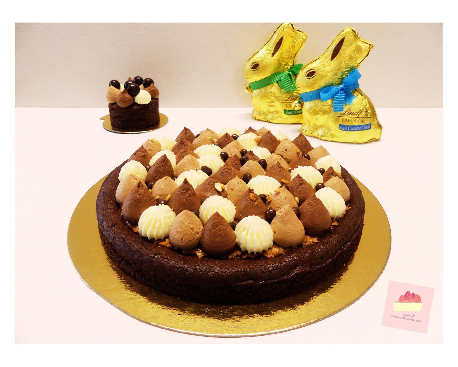 Tarte aux 4 chocolats