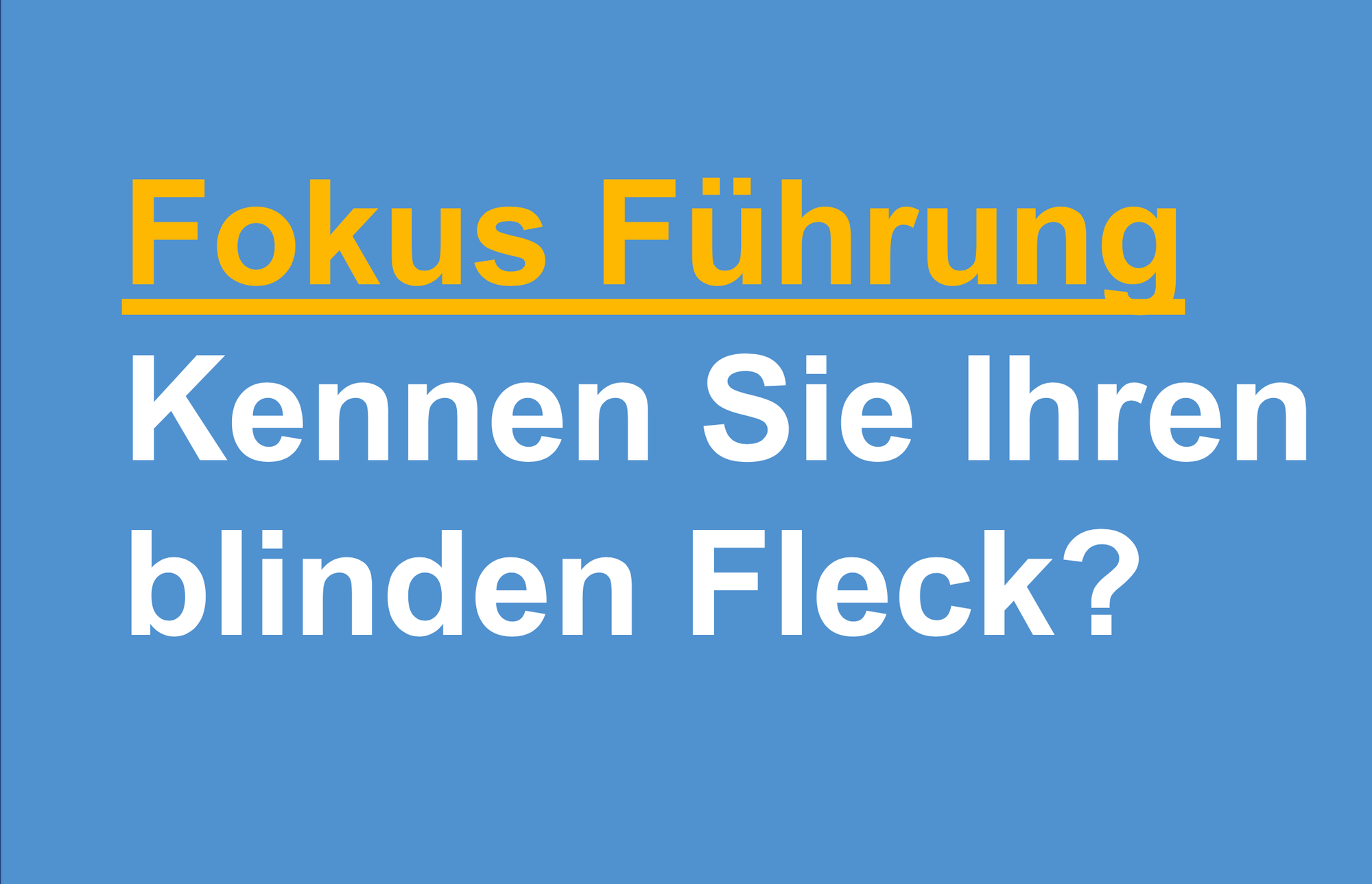 Die vier Rollen der Führung