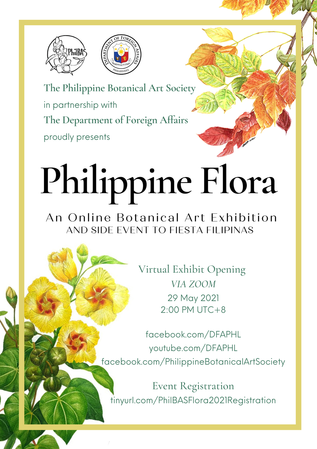 Philippine Flora: An Online Botanical Art Exhibition, 29 May 2021 until 29 June 2021