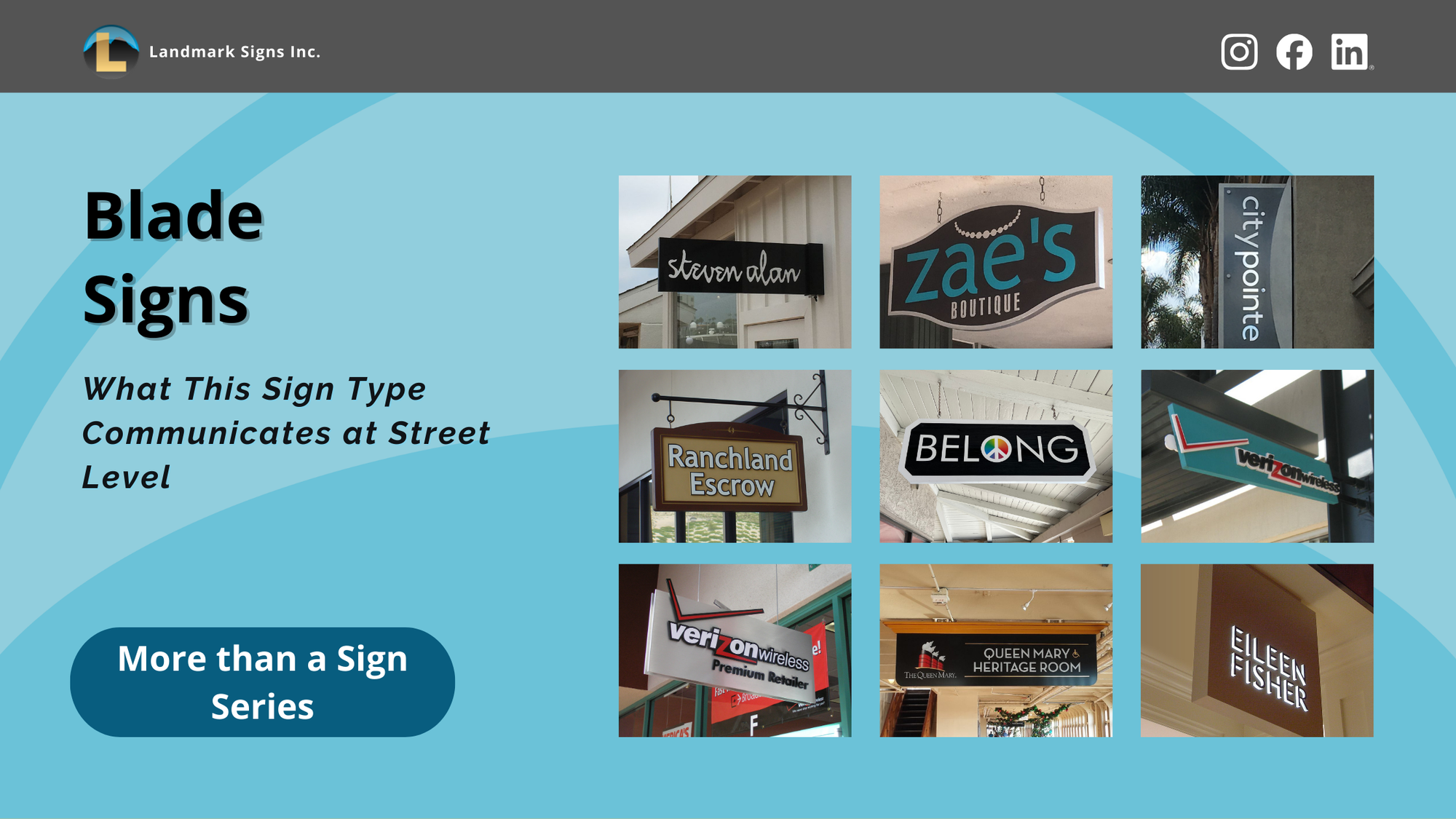 Blade & Projecting Signs: What This Sign Type Communicates at Street Level