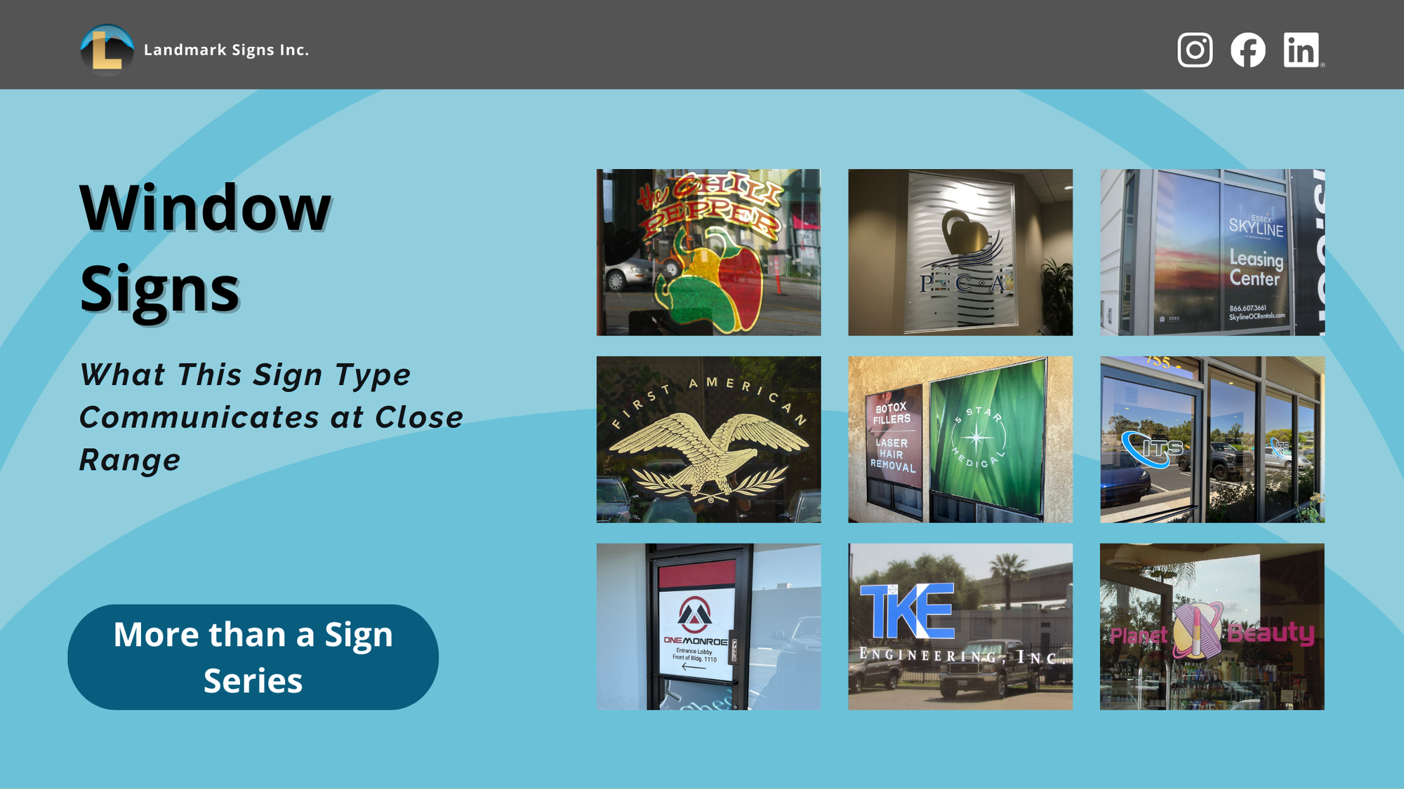 Window Signs: What This Sign Type Communicates at Close Range