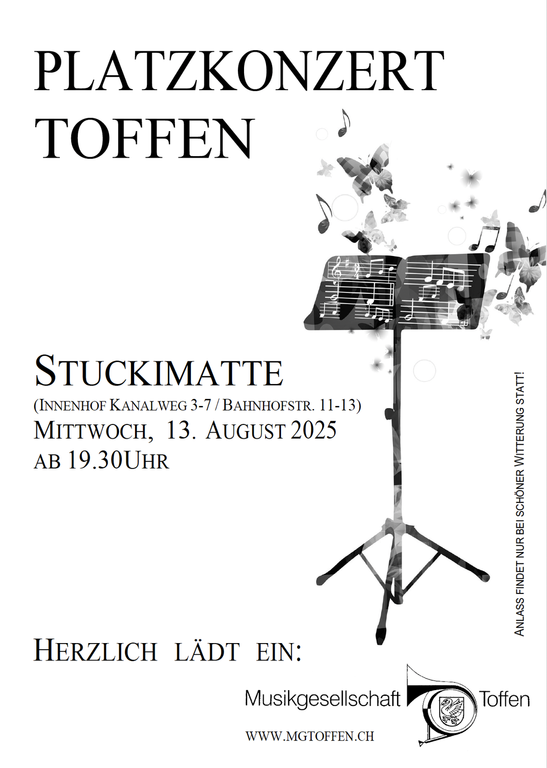 Ständli Mittwoch 13. August 2025