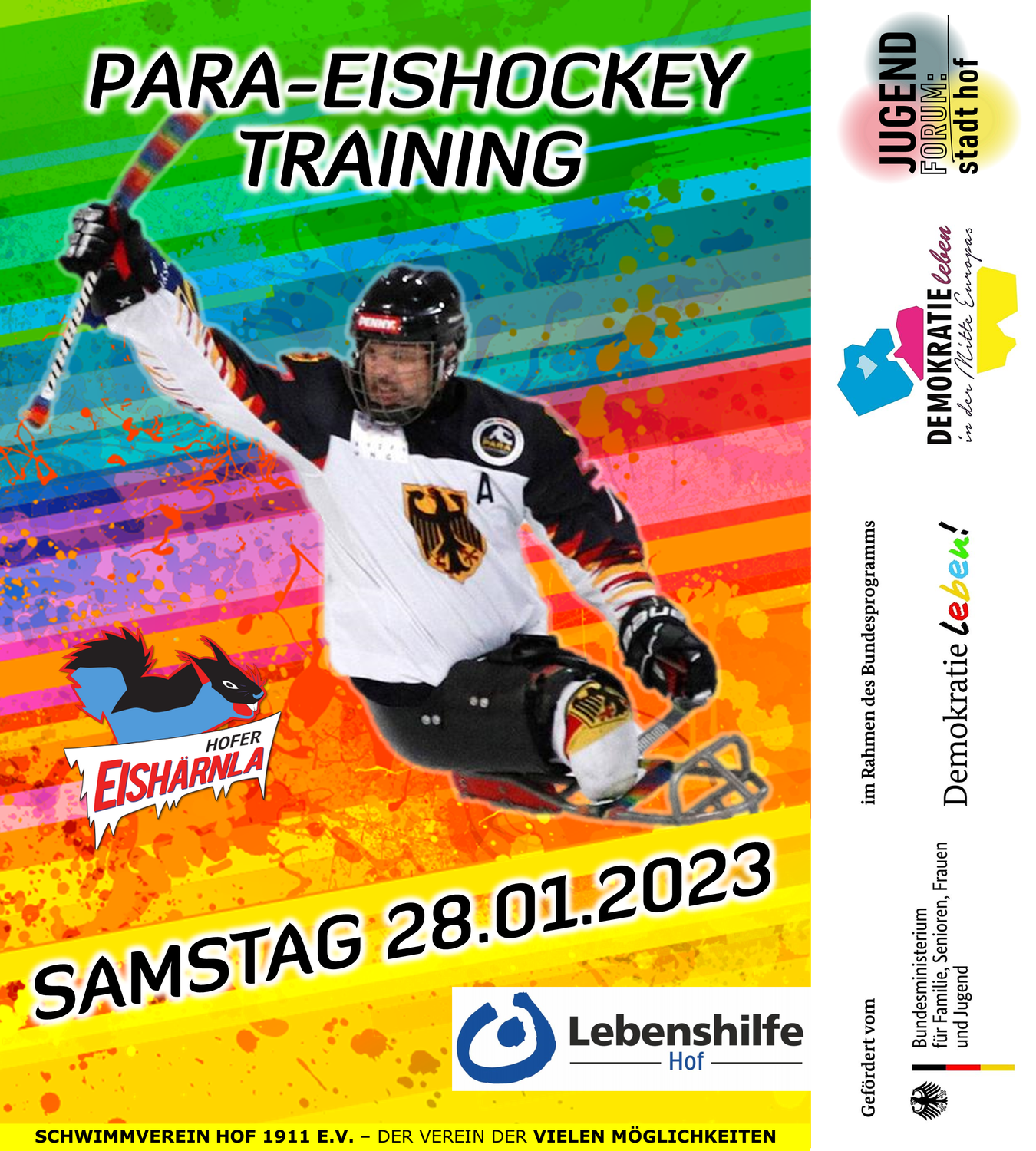 Para-Eishockey Schnuppertraining