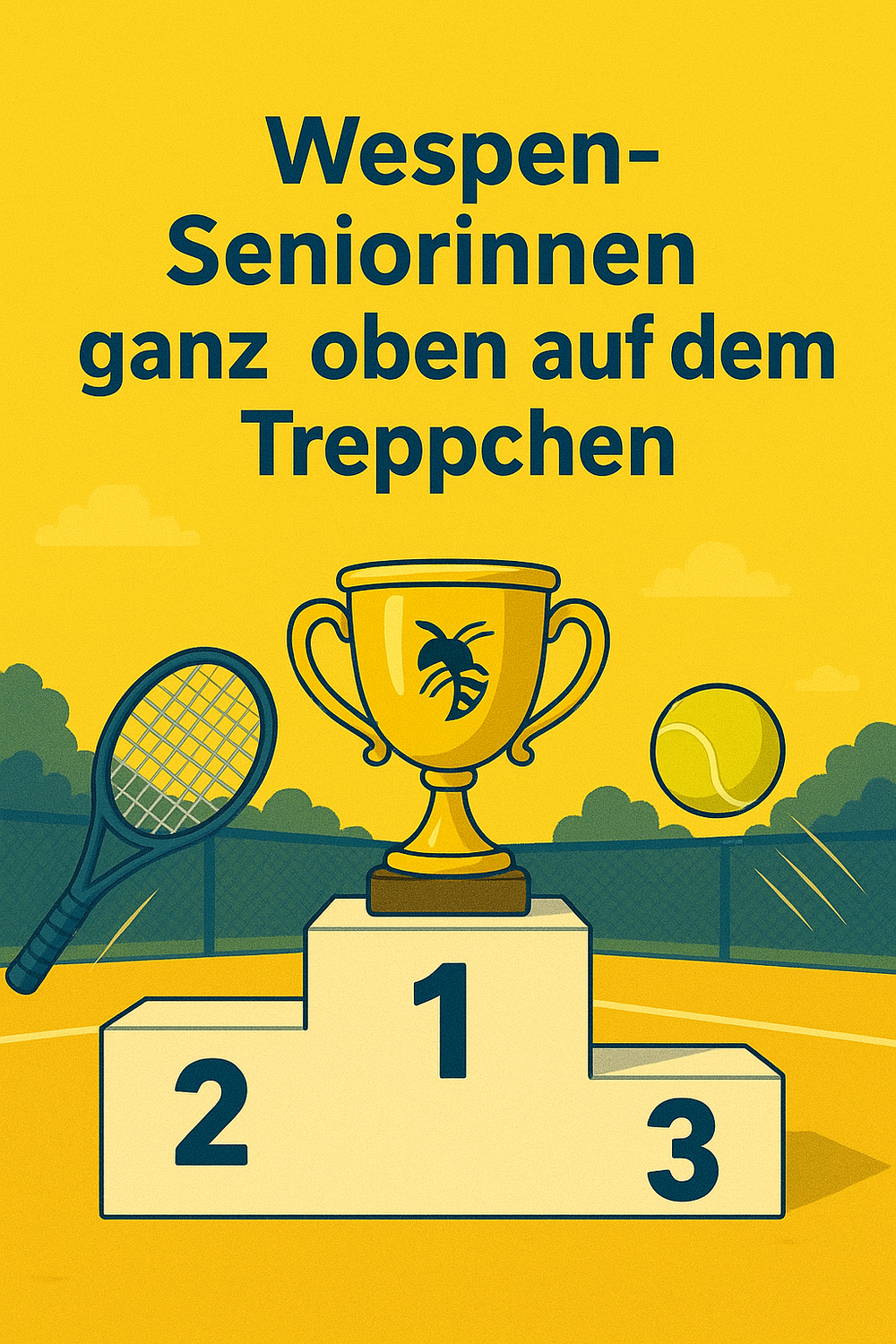 Wespen fliegen hoch: Erfolgreiche Tennis-Saison der Seniorinnen und Senioren