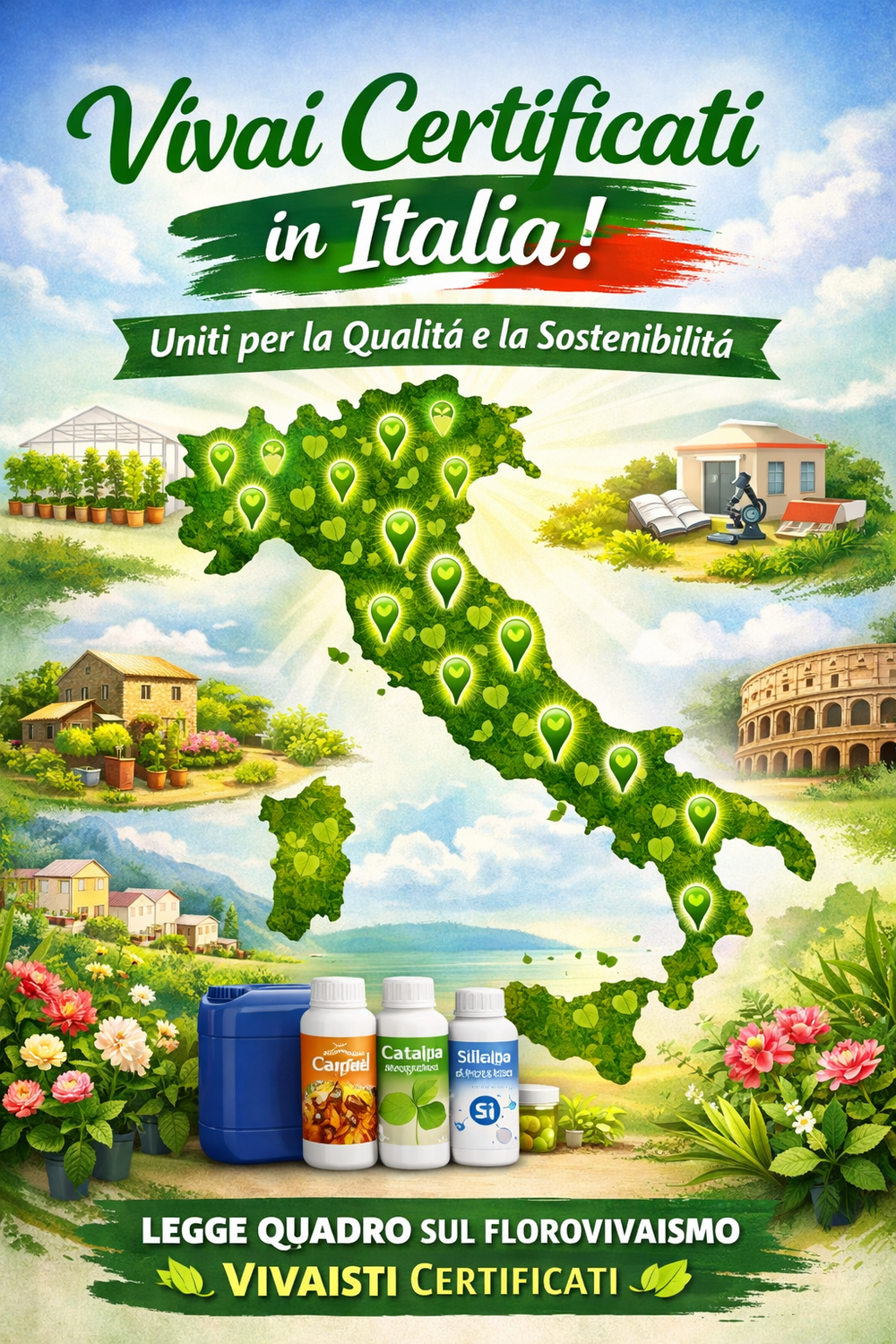 Florovivaismo italiano: una nuova stagione per i vivaisti che custodiscono il paesaggio