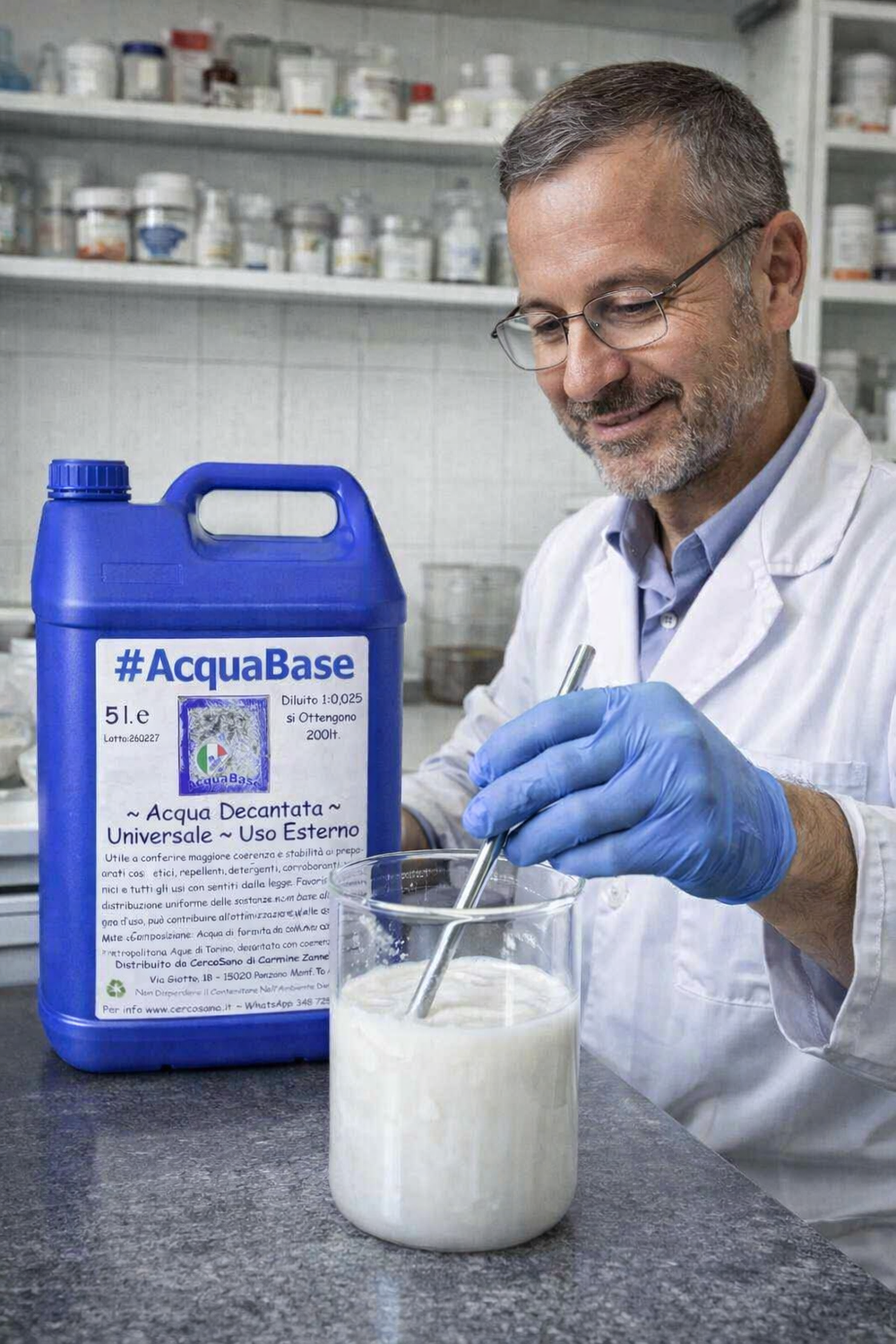 L’importanza della fase acquosa nella qualità delle miscele galeniche e cosmetiche