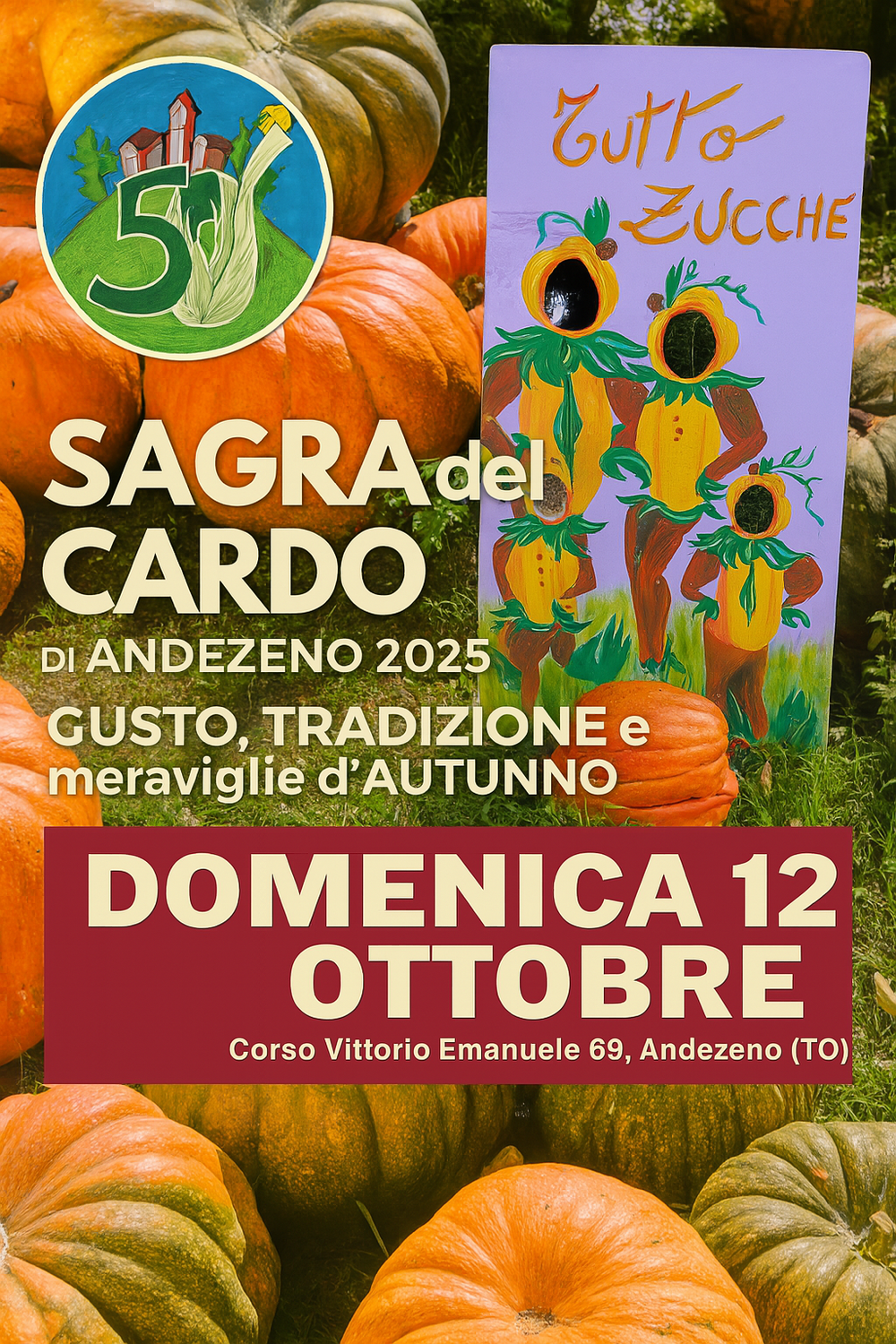 Torna la Sagra del Cardo di Andezeno 2025: gusto, tradizione e meraviglie d’autunno
