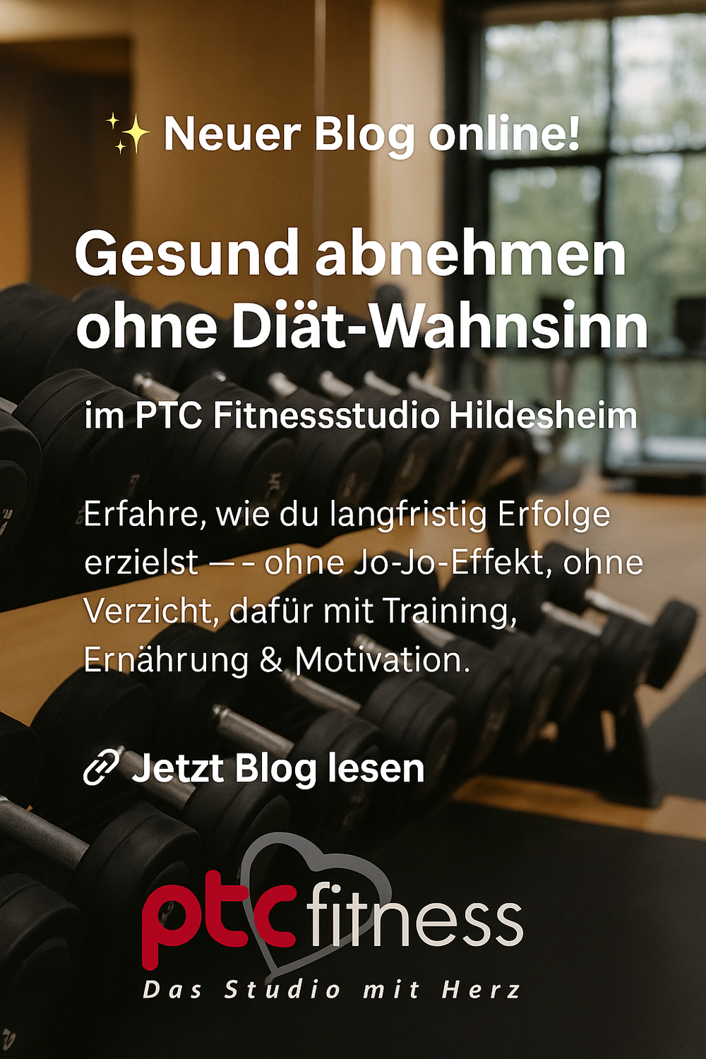 Gesund abnehmen in Hildesheim – ohne Diät-Wahnsinn im PTC Fitnessstudio