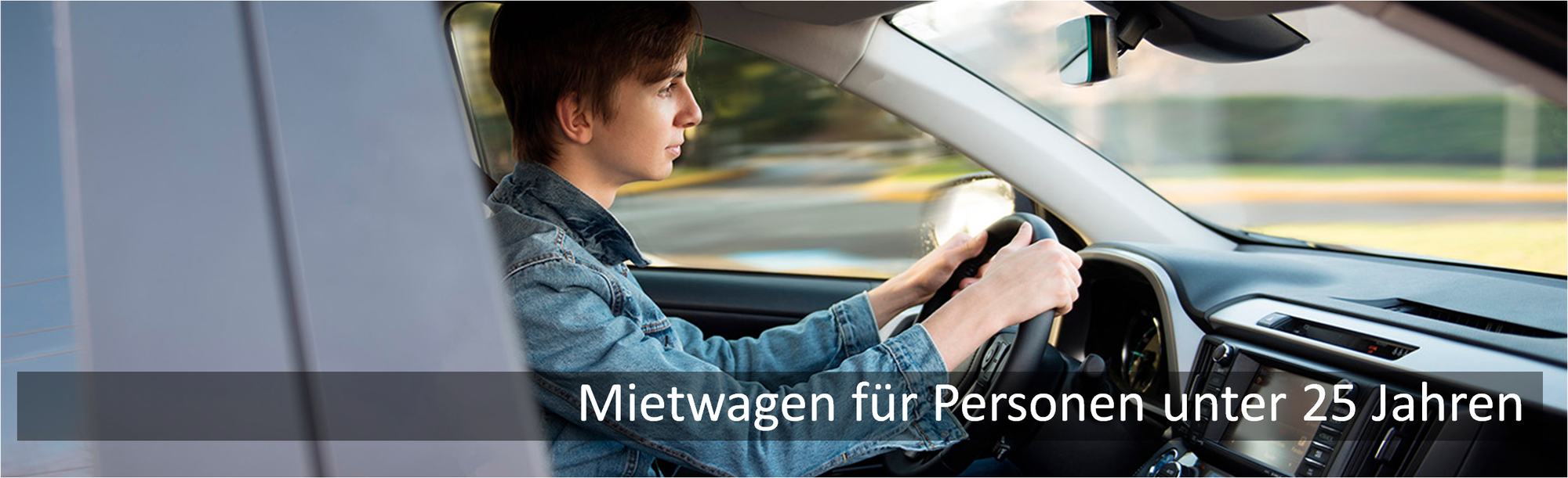 Mietwagen für Personen unter 25 Jahren