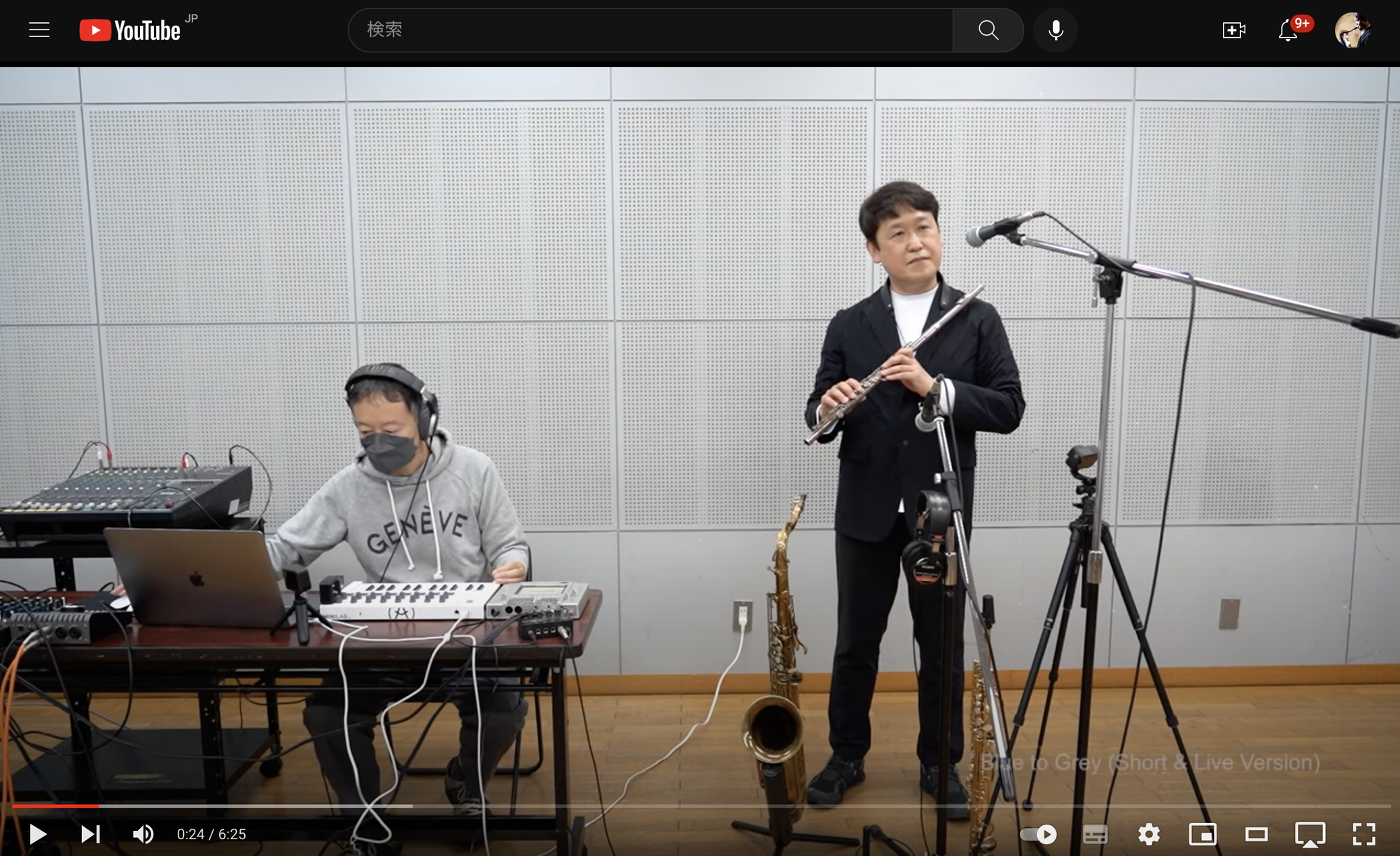 ライヴ映像 "NRV & Yuji Monma ‘Blue to Grey (Short & Live Version)’’が「みやぎアート・プロジェクト」で公開