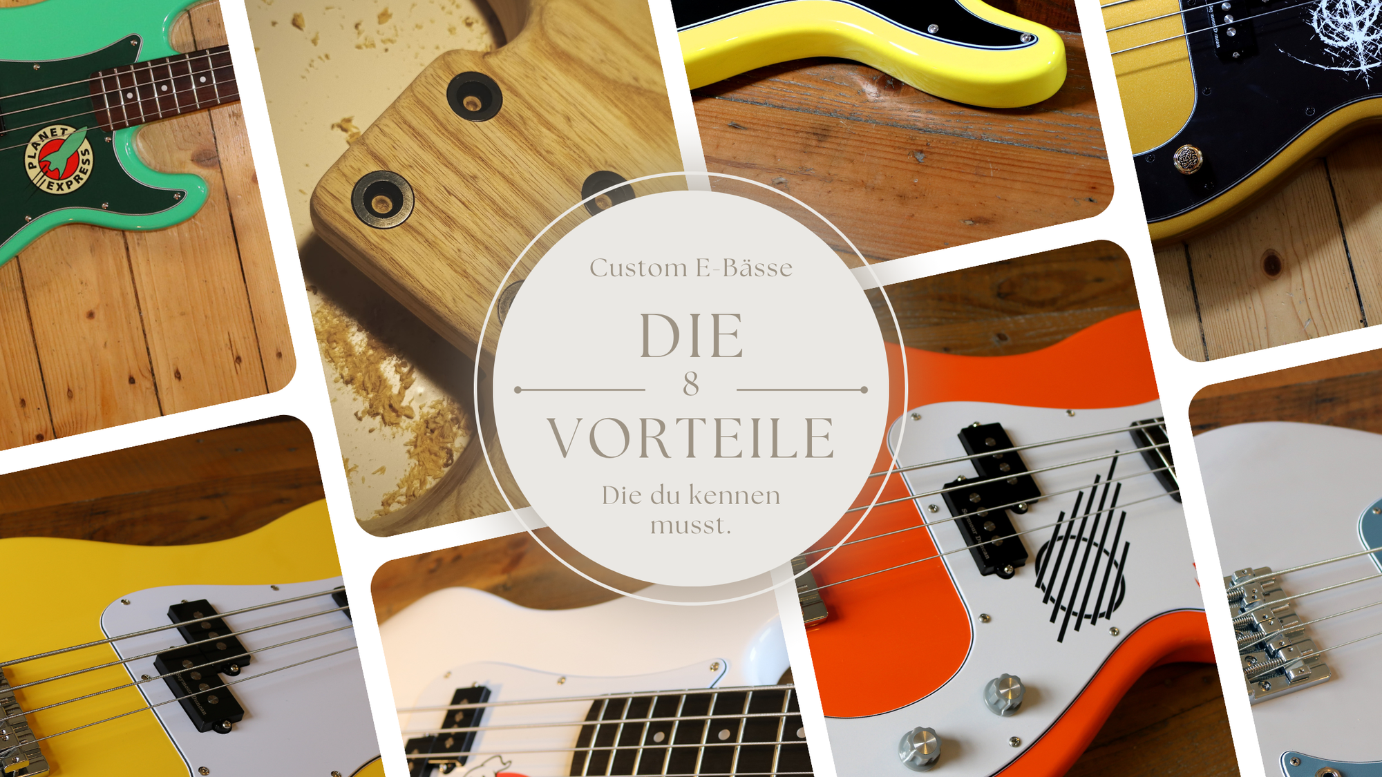 Custom E-Bässe: Die 8 Vorteile, die du kennen musst