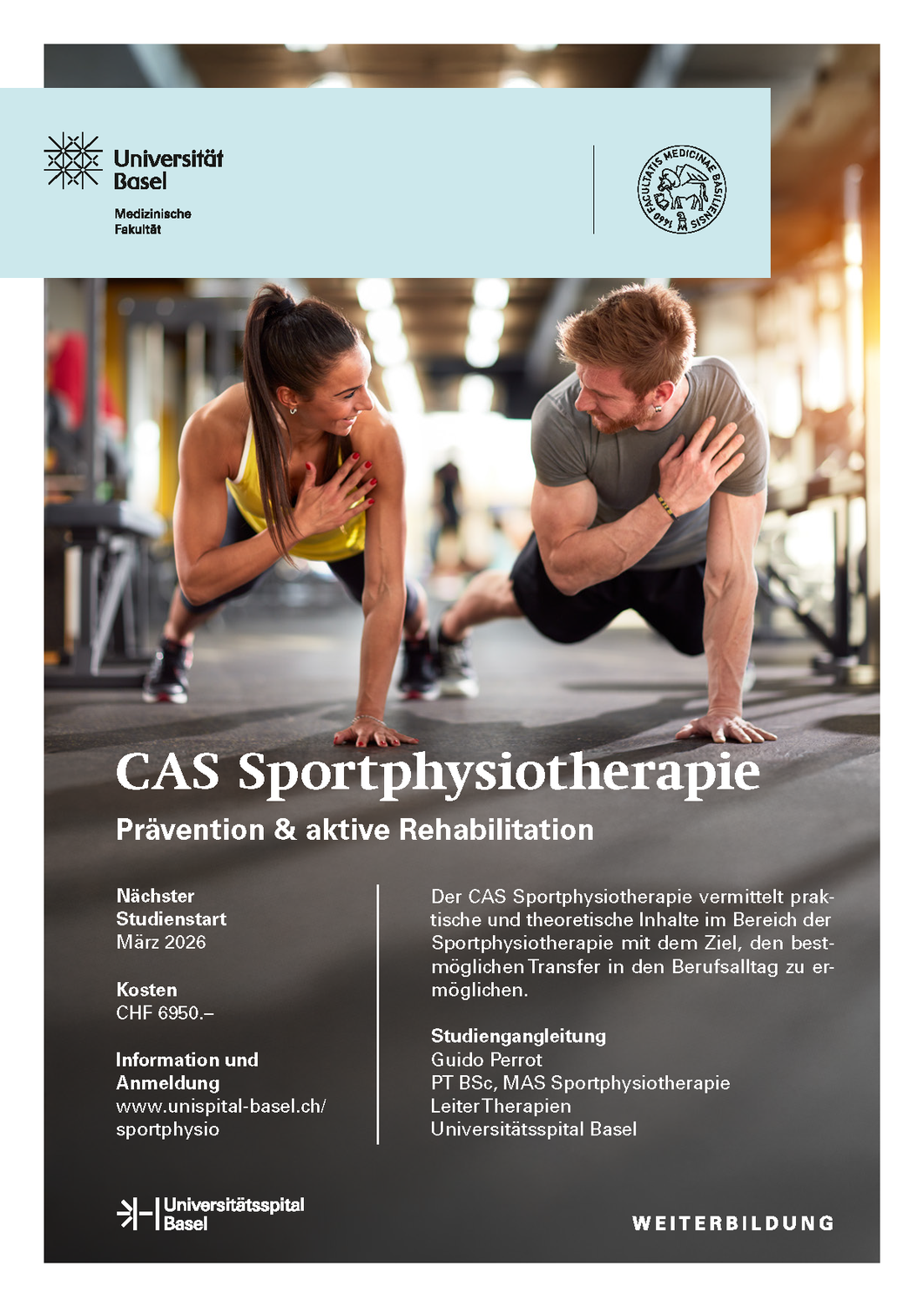 CAS Sportphysiotherapie – dein nächster Karriereschritt