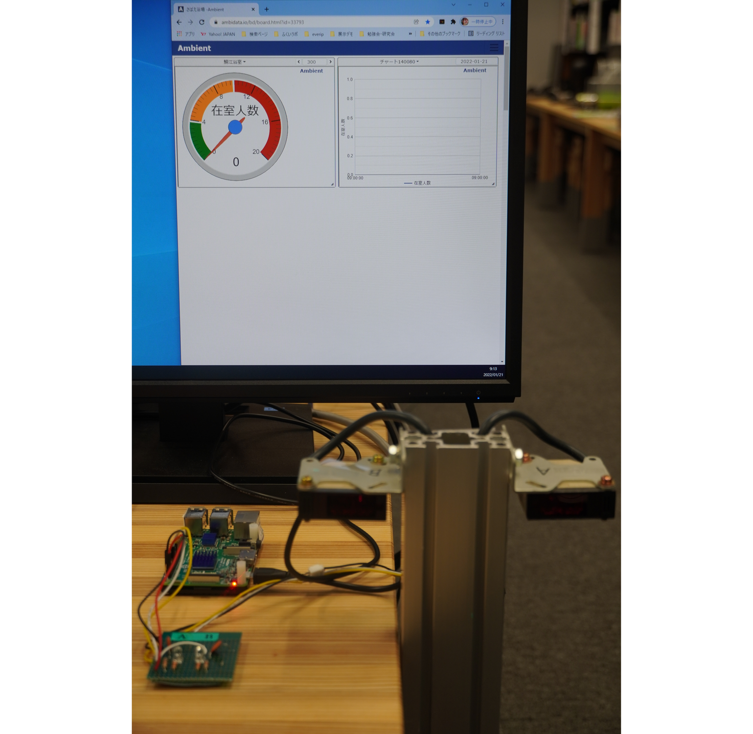 県内企業のＤＸ推進のため独自の人流センサーによるＩｏＴ実証実験を開始