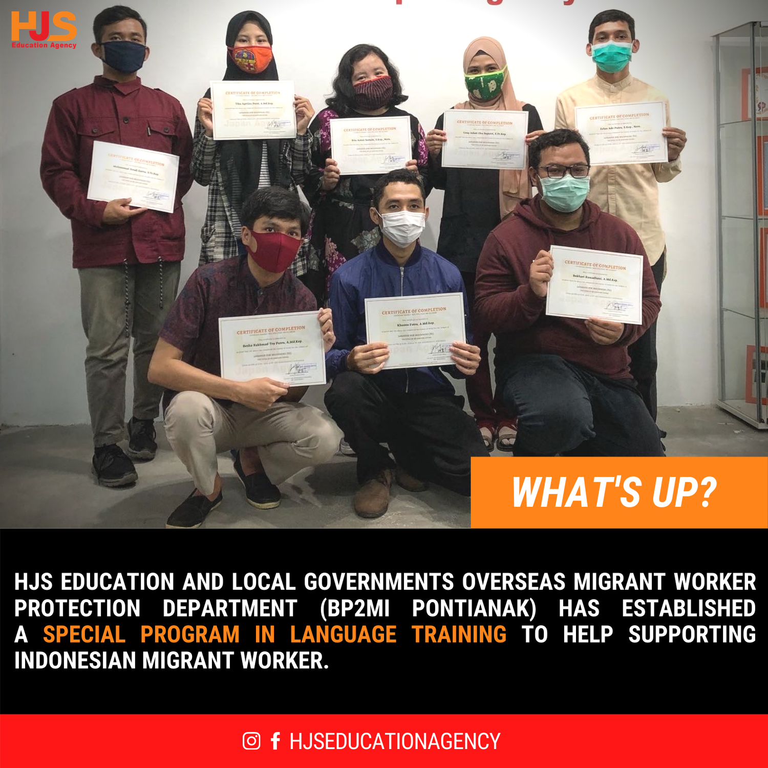 Special program in Language Training for Indonesian Migrant Workers