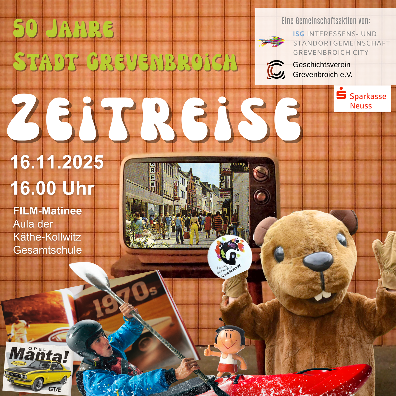 16.11.2025: 50 Jahre Stadt Grevenbroich - eine Matinee