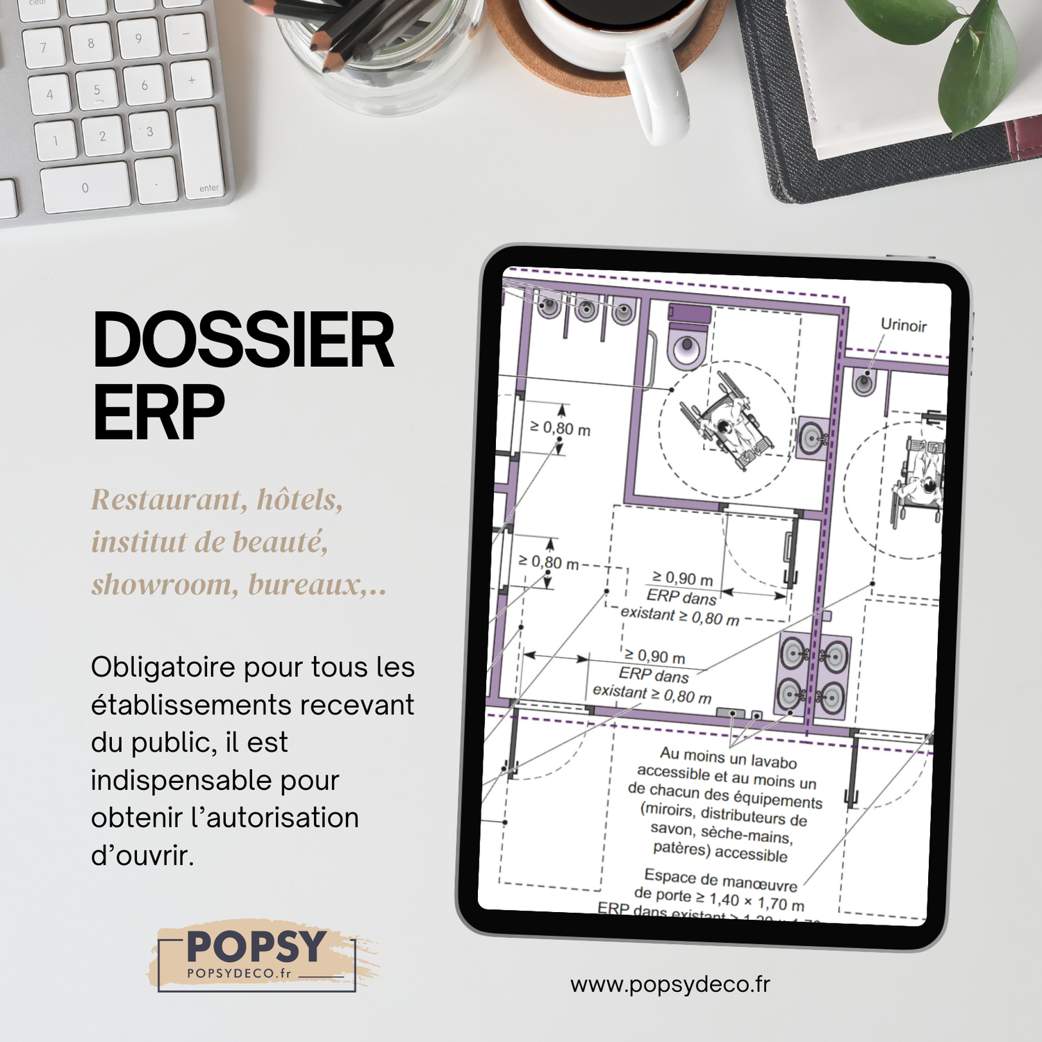 Ouvrir un restaurant, une boutique, un institut de beauté.. c'est excitant ! Monter son dossier ERP.. beaucoup moins !