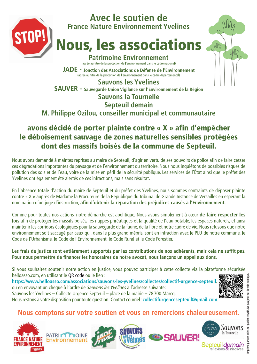 Les associations vont porter plainte