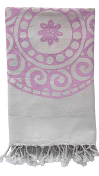 Yogadecke Bio Baumwolle 100 x 200 cm handbedruckt "Yiva"