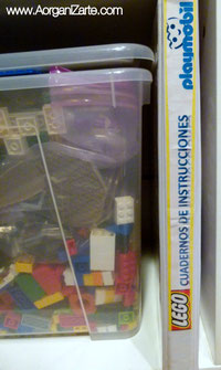 Cómo guardar los libros de instrucciones - www.AorganiZarte.com