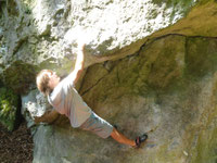 Bouldern Asphaltrose