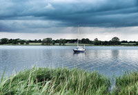 Segelboot auf der Schlei