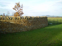 Wall and fence on boundary