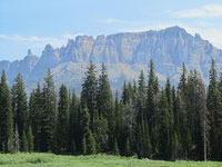 The Pinnacles at Togwotee Pass, at headwaters of the Wind River, WY