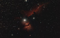 Flammennebel & Pferdekopfnebel, Sternbild Orion