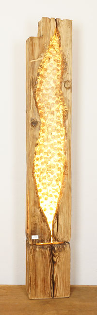 Altholz Lampe Stehlampe vomBaron