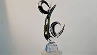 Murano Glass Vase Afro Celotto