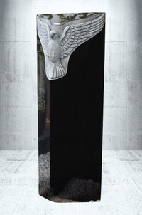 Grabstein Vogel