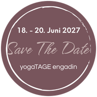 Save The Date yogaTAGE engadin 2027: 18. - 20. Juni 2027 in St.- Moritz
