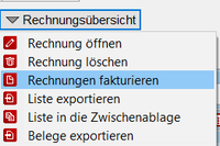 Rechnungen fakturieren