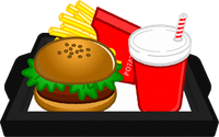 ハンバーガーセット（イラスト）