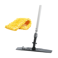 JEMAKO Boden-Set S gelb - Die perfekte Kombi aus Bodenwischgerät und Bodenfaser für wasserempfindliche Böden sowie das Entfernen von Staub und Haaren. 